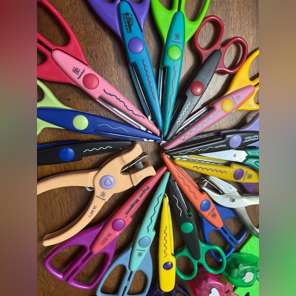 Colorful Kids Craft Scissors Set